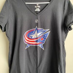 Fanatics NHL Gaudreau #13 Womens XL  Shirt, Columbus Blue Jackets
